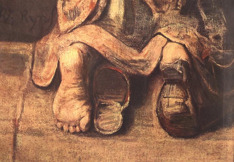 REMBRANDT Harmenszoon van Rijn The Return of the Prodigal Son (detail)